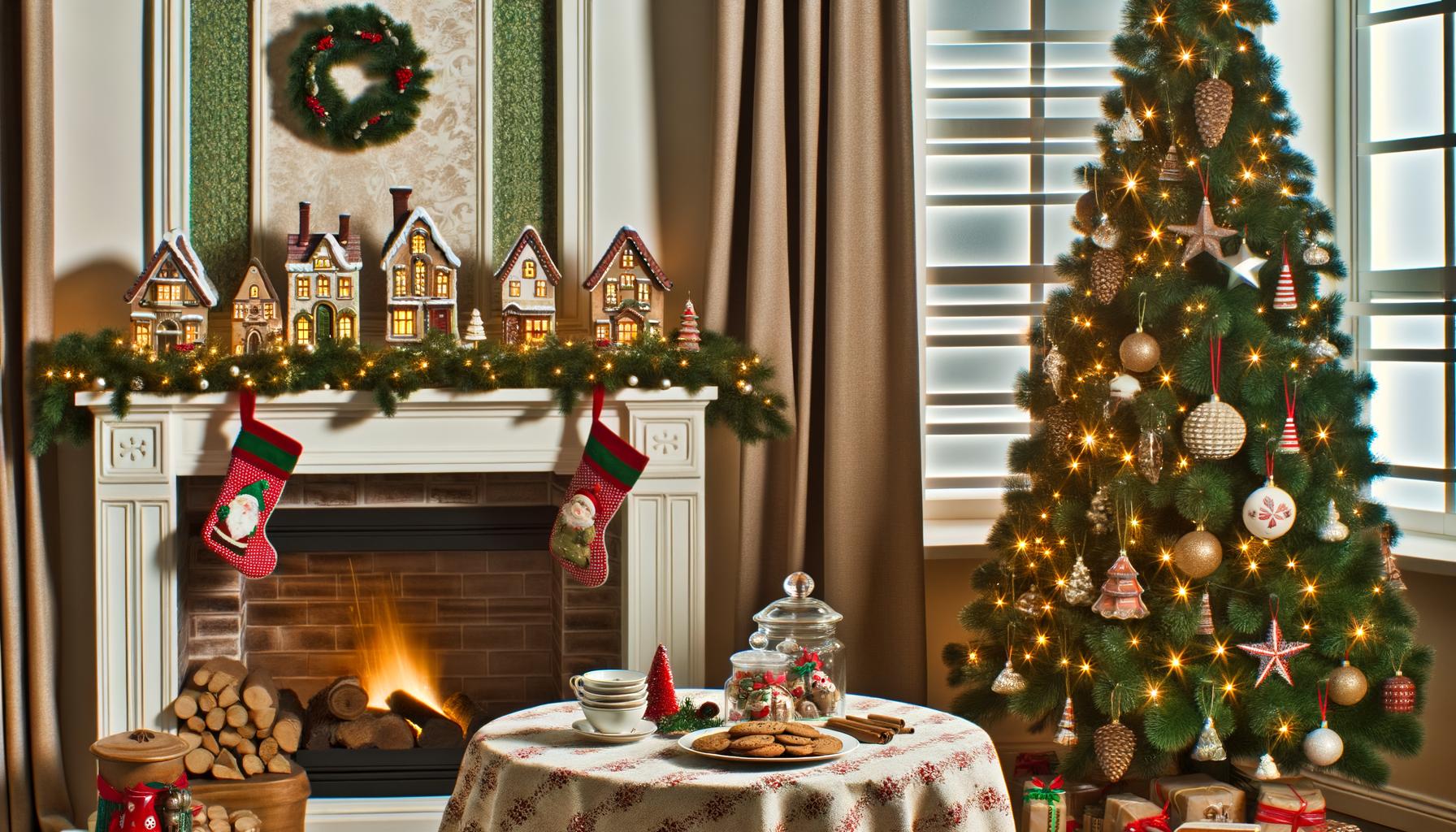1. Astuces de décoration de Noël pour un intérieur chaleureux et respectueux du voisinage